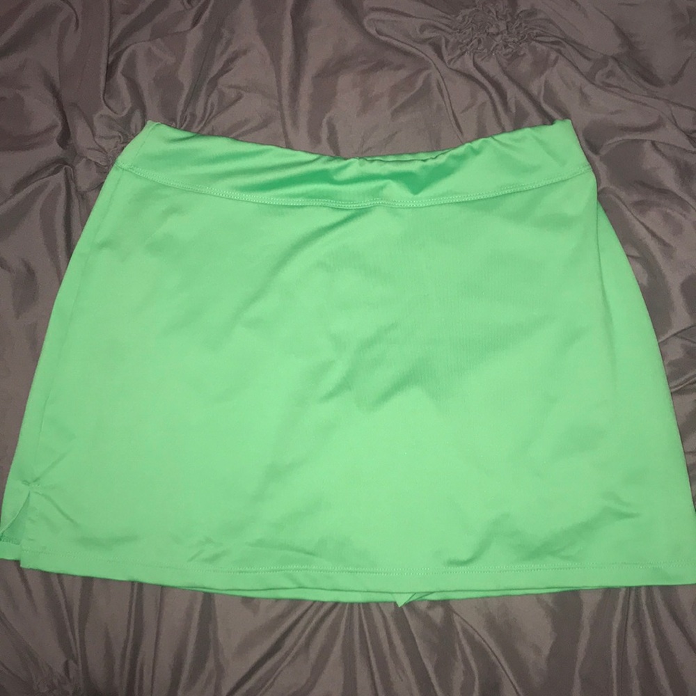 Green Tennis Skirt